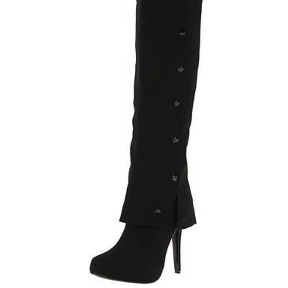 Black High Heel Gage Nina Boots